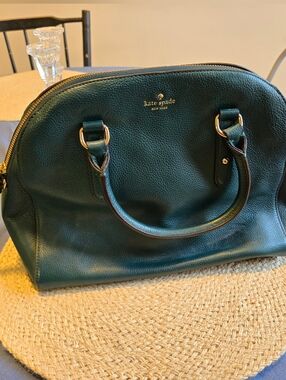 kate spade Emerald Green Leather Satchel